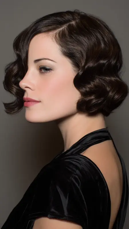 Retro Bob with Finger Waves - Retro bob hairstyles