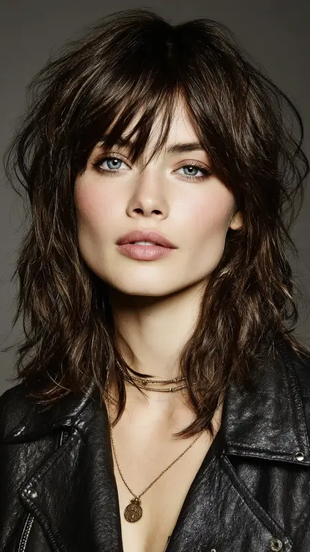 Retro-Inspired Shag -  Timeless haircut 