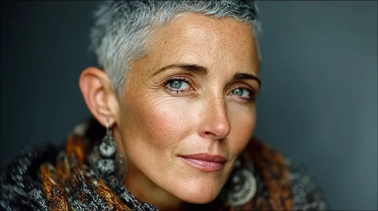Salt and Pepper Hairstyles for Women Over 50 2