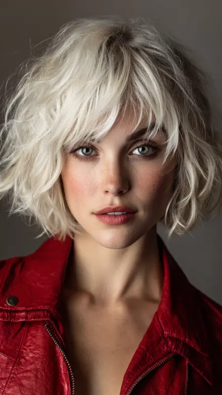Shaggy Textured Bob - Retro bob hairstyles