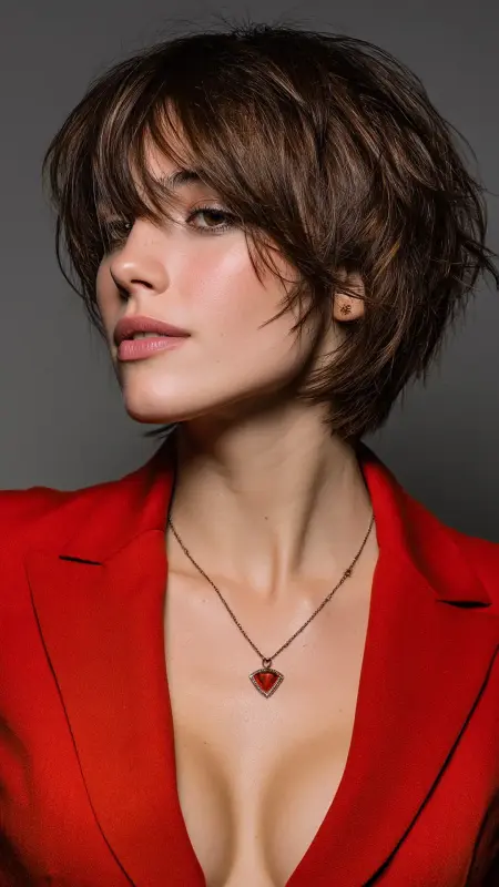 Short Butterfly Layers Bob - Butterfly Layers