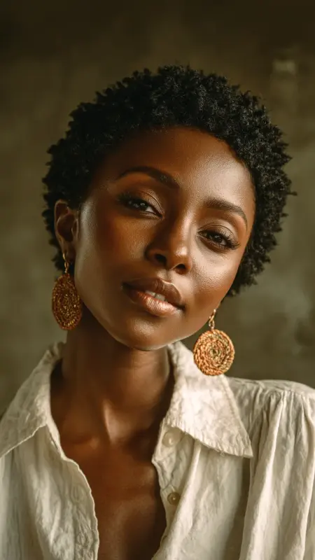 Short Crochet TWA Teeny Weeny Afro - short crochet hairstyles