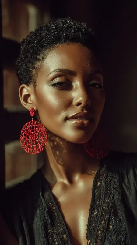 Short TWA Teeny Weeny Afro - Afrocentric Hairstyles