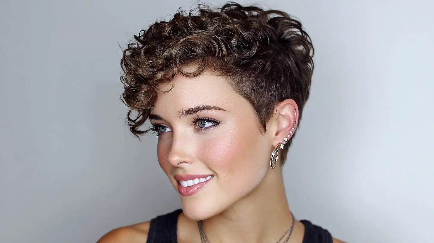 Short curly pixie haircuts 3