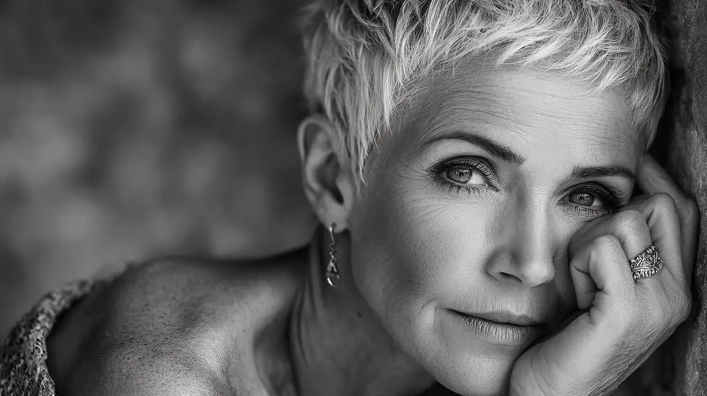 Short pixie hairstyles for older women 3