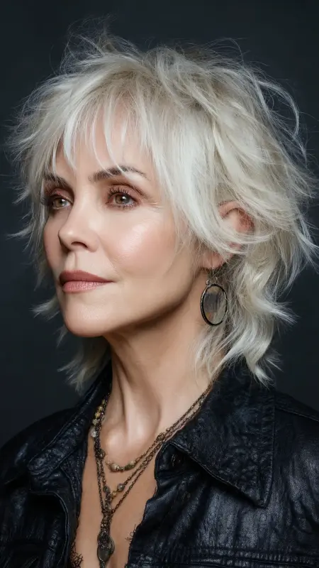 Shoulder-Length Cut with Razor Layers - Medium length haircuts for women over 50