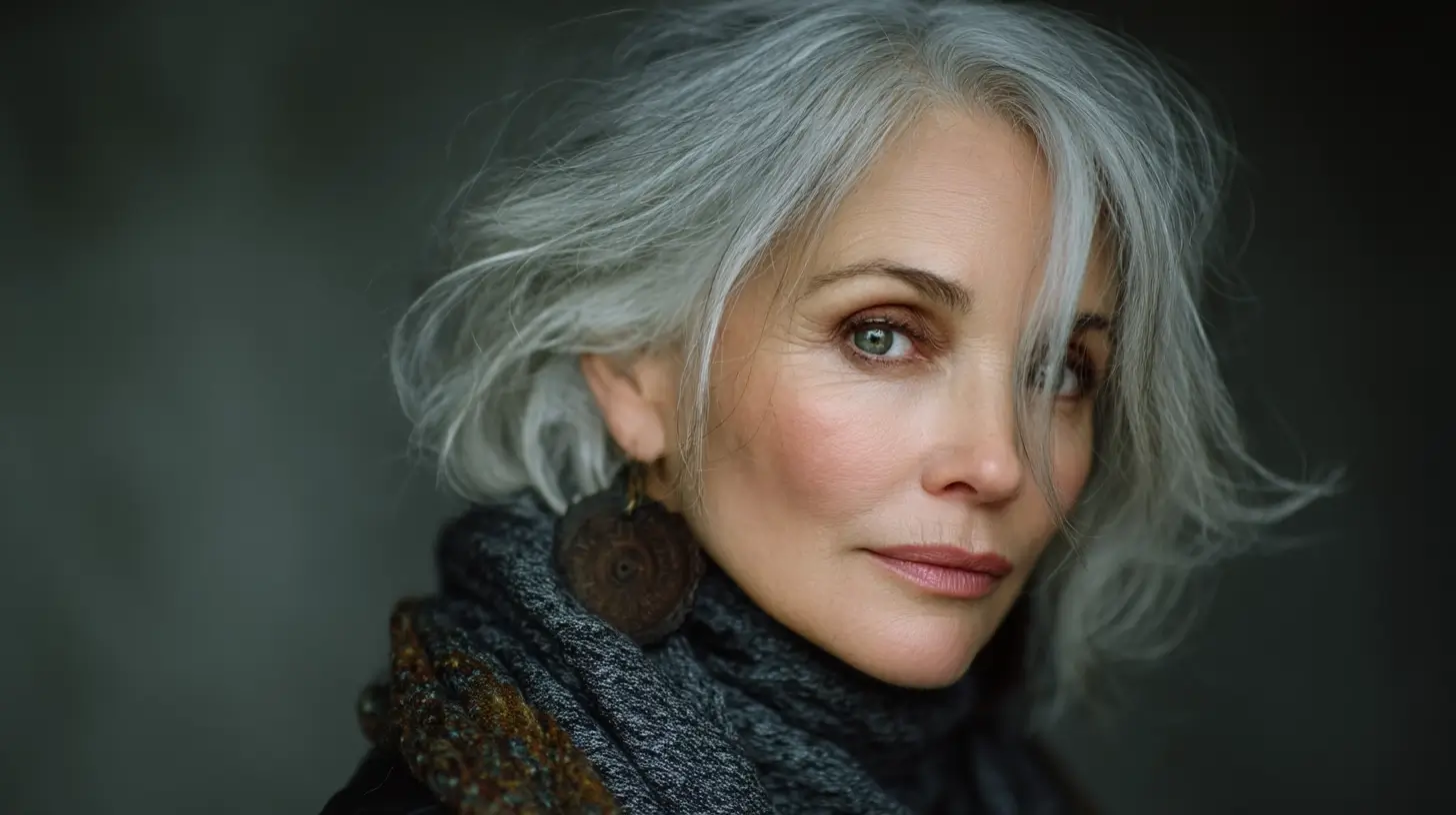 Shoulder Length Haircuts For Women Over 60 3