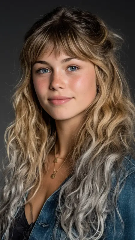Silver Dip-Dye Ends - silver hair color ideas
