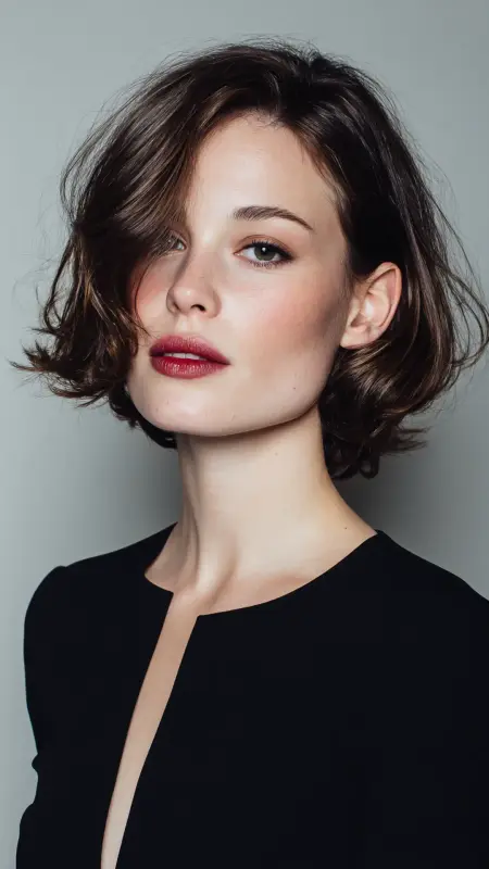 Sleek Bob with Curled Under Ends - Vintage bob hairstyle
