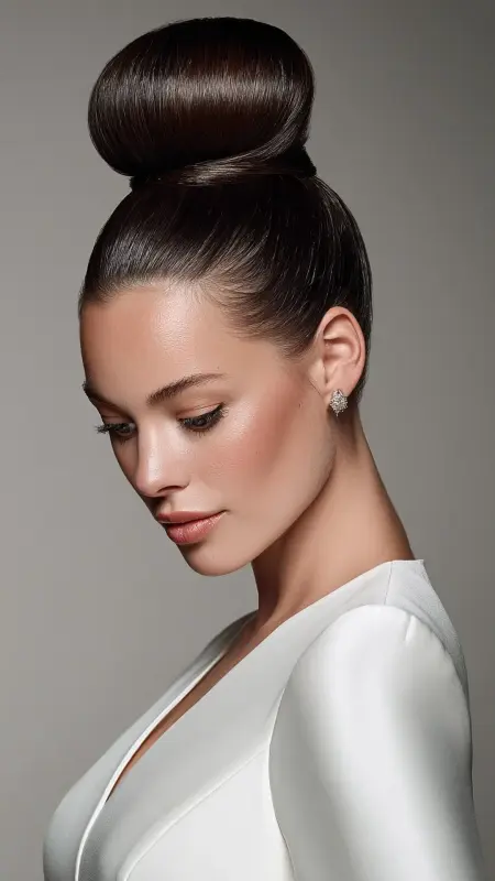 Sleek High Bun - Classy haircuts for women