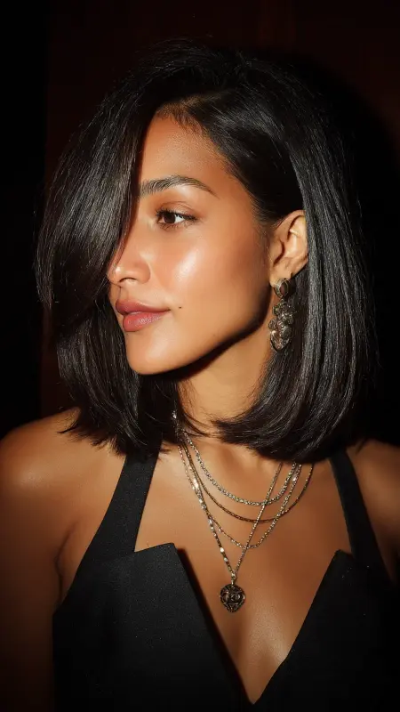 Sleek Mid-Length Cut - Youthful haircuts