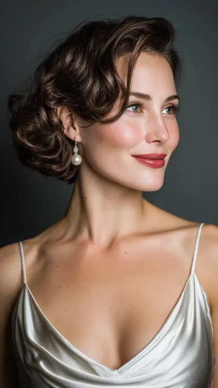 Soft Curled Vintage Bob - Vintage bob hairstyle