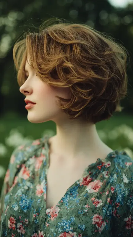 Soft Curved Stacked Bob with Feathered Ends - Stacked Bob Haircut For Fine Hair