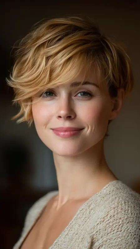 Soft Feminine Pixie - Pixie Haircuts For Fine Hair