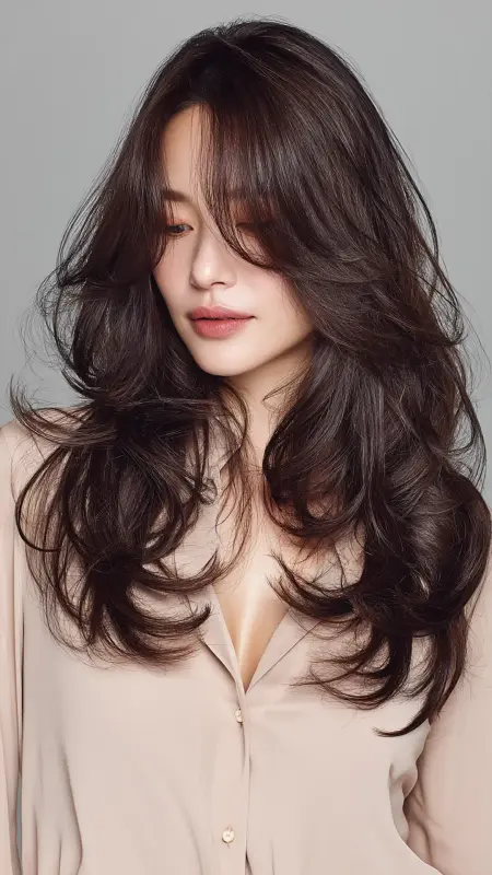 Soft Layered Curls - Digital Perm