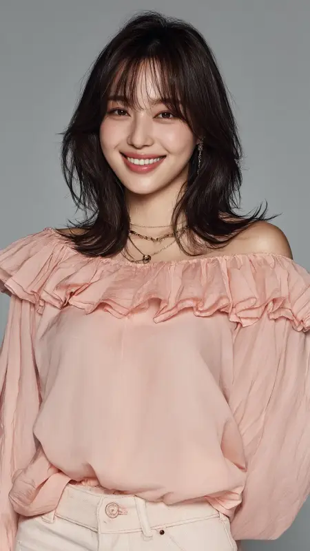Soft Layered Hush Cut with Curtain Bangs - Hush cut