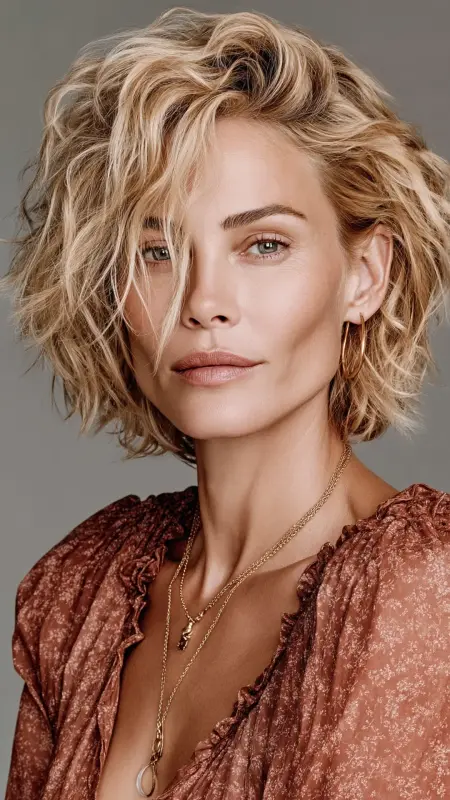 Soft Wavy Shag - Shaggy Hairstyles For Women Over 50
