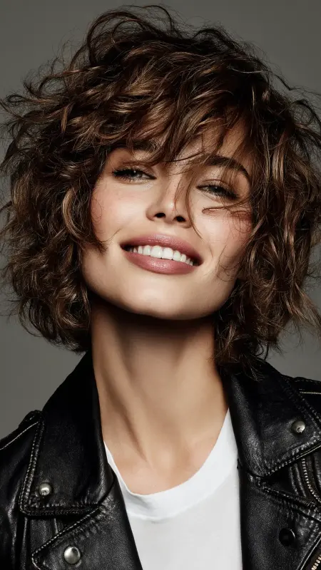 Softly Tousled Permed Pixie - Permed pixie hairstyles