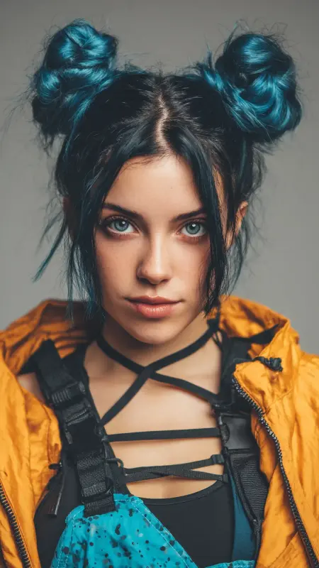 Space Buns - Y2k haircuts