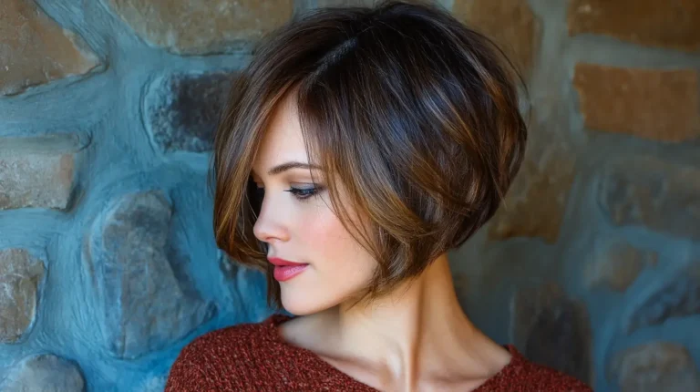 Stacked Bob Haircut For Fine Hair 3