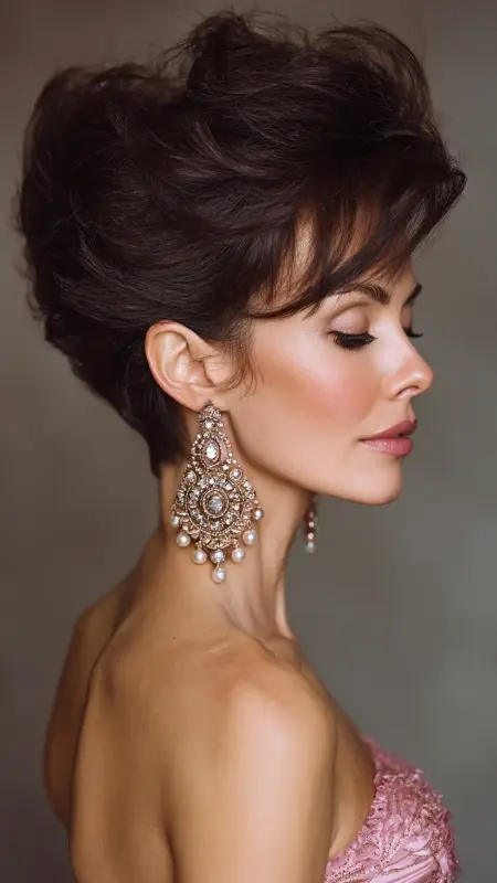 Stacked Bob with Sculpted Crown Volume - Stacked Bob Haircut For Fine Hair