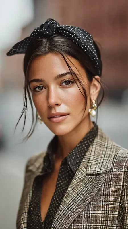 Straight Hair with Sleek Headband - Straight Hairstyles