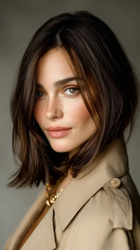Straight Lob Long Bob - Straight Hairstyles