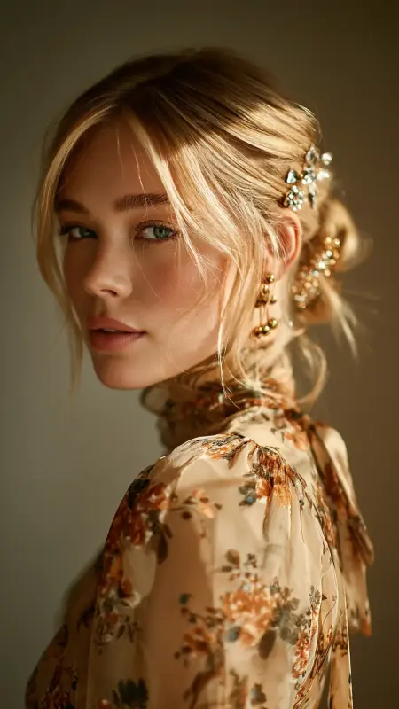 Sun-Kissed Waves of Glam - Summer hairstyles for short hair