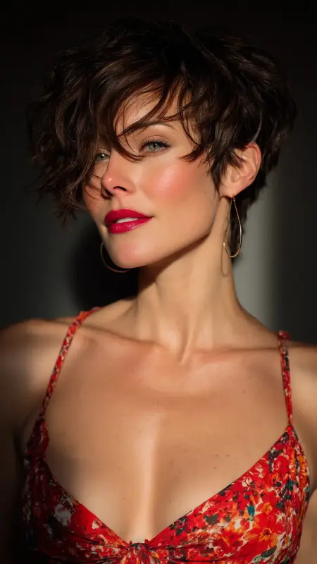 Whimsical Waves: The Summer Pixie Adventure - Summer hairstyles for short hair