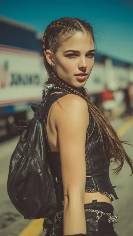 Textured Mohawk Braid - Airport Hairstyles for Short Hair