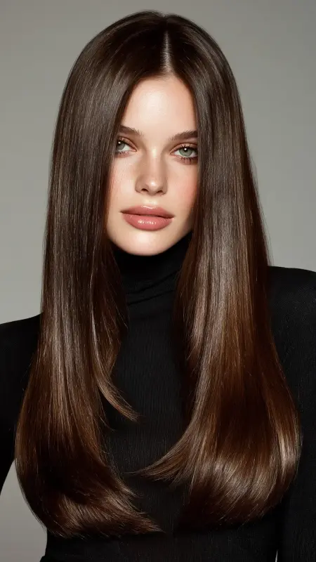 The Long Sleek Layers - Sophisticated haircut
