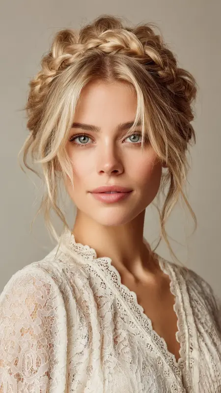 The Sophisticated Braided Crown - Sophisticated haircut