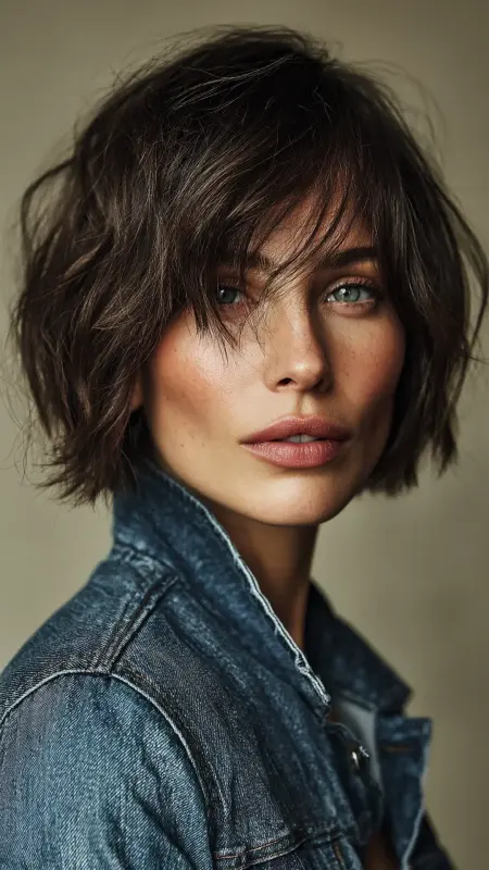 Tousled Bob with Texture - Classy haircuts for women