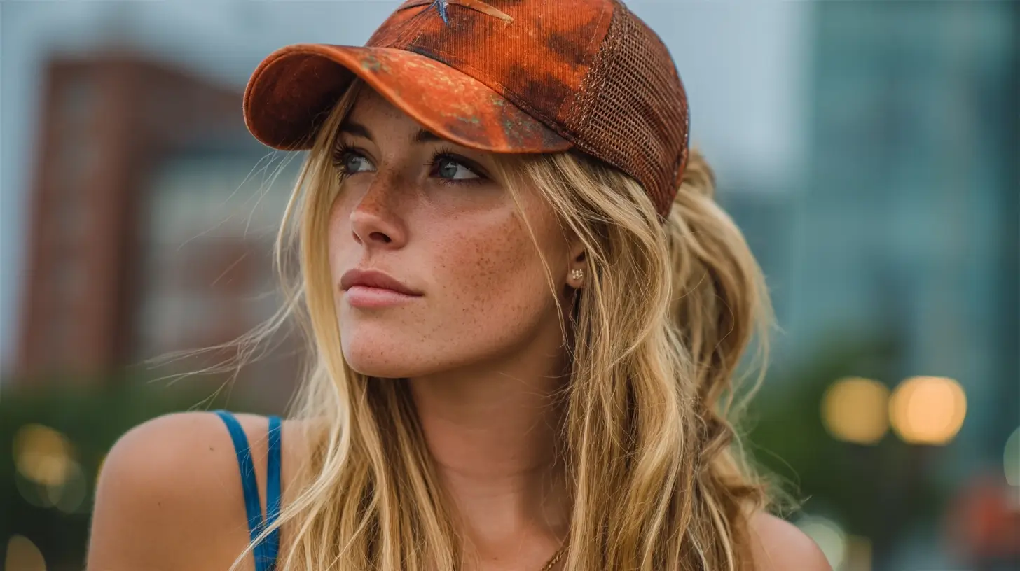 Trucker Hat Hairstyles 3