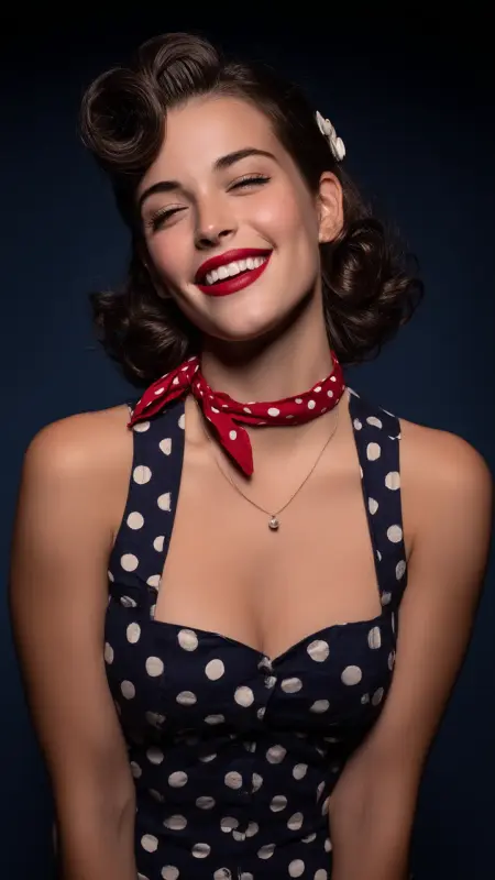 Vintage Bob with Victory Rolls - Vintage bob hairstyle