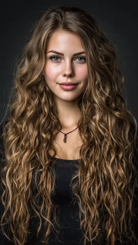 Zigzag Part with Crimped Hair - Y2k haircuts