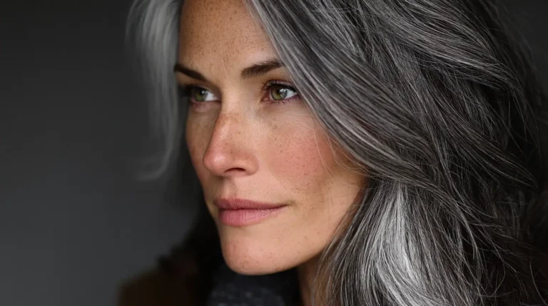 cover grey hair with highlights 2