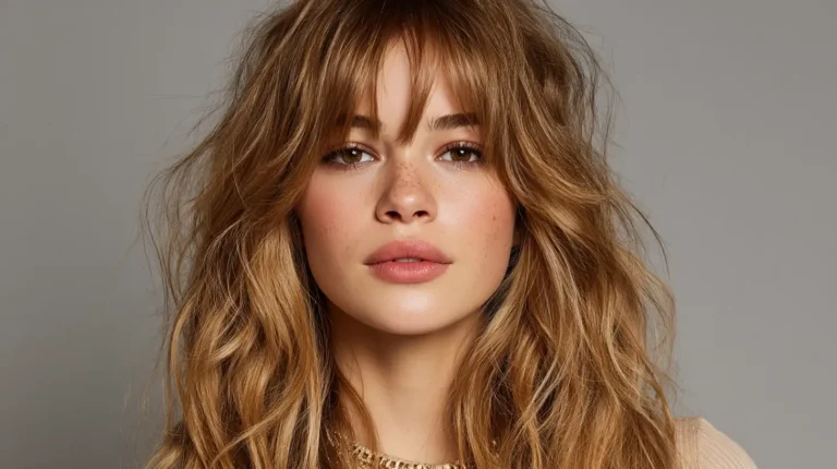 long curtain bangs round face 3