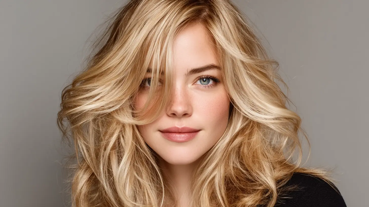 woman with Butterfly Layers hairstyle 2