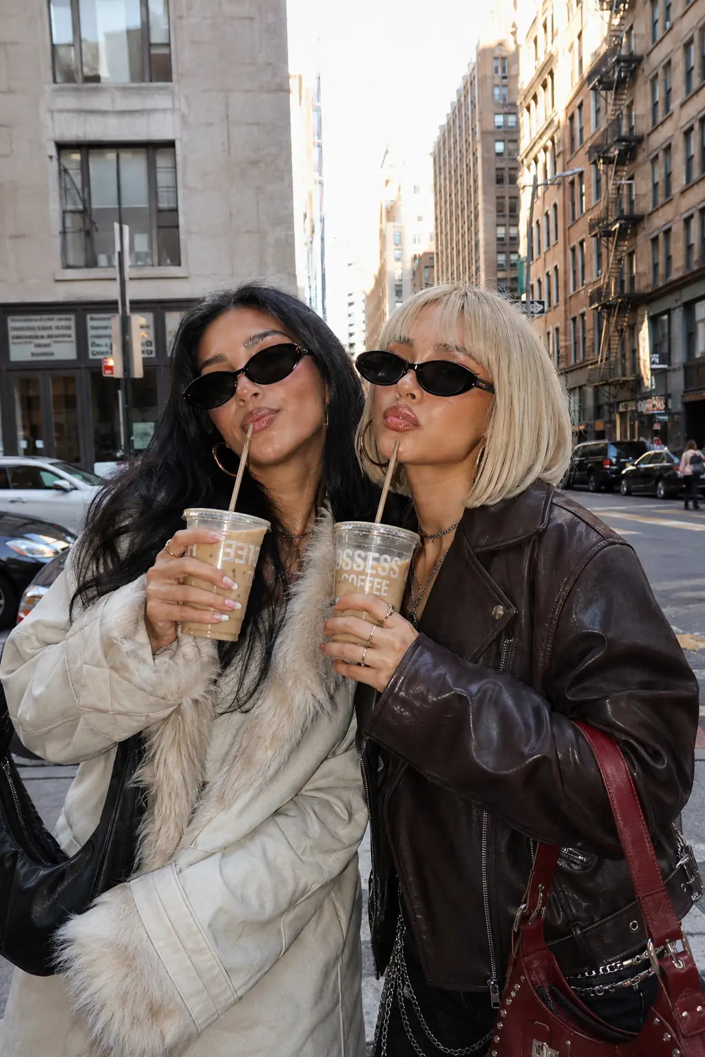 Anna and Janet on a trip to New York