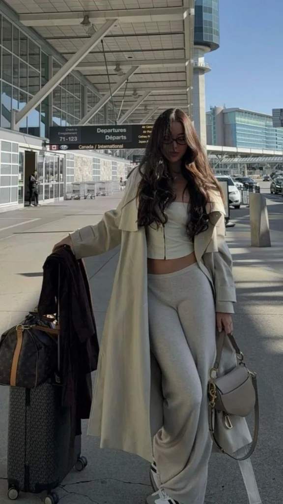 Stylish 30+ Airport Outfit Ideas for Easy Travel