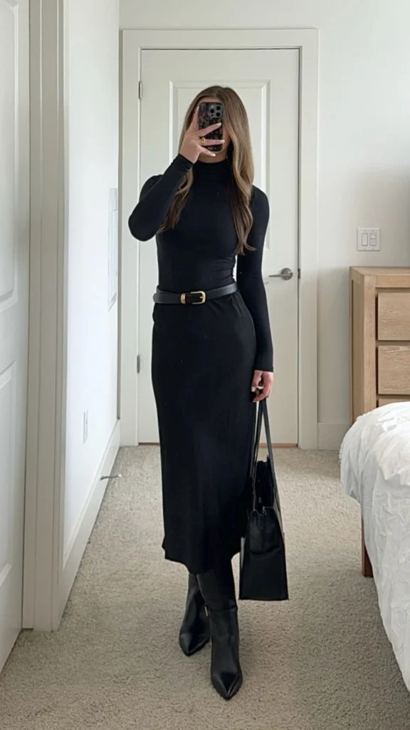 Chic 15+ Black Turtleneck Outfit Ideas for Winter