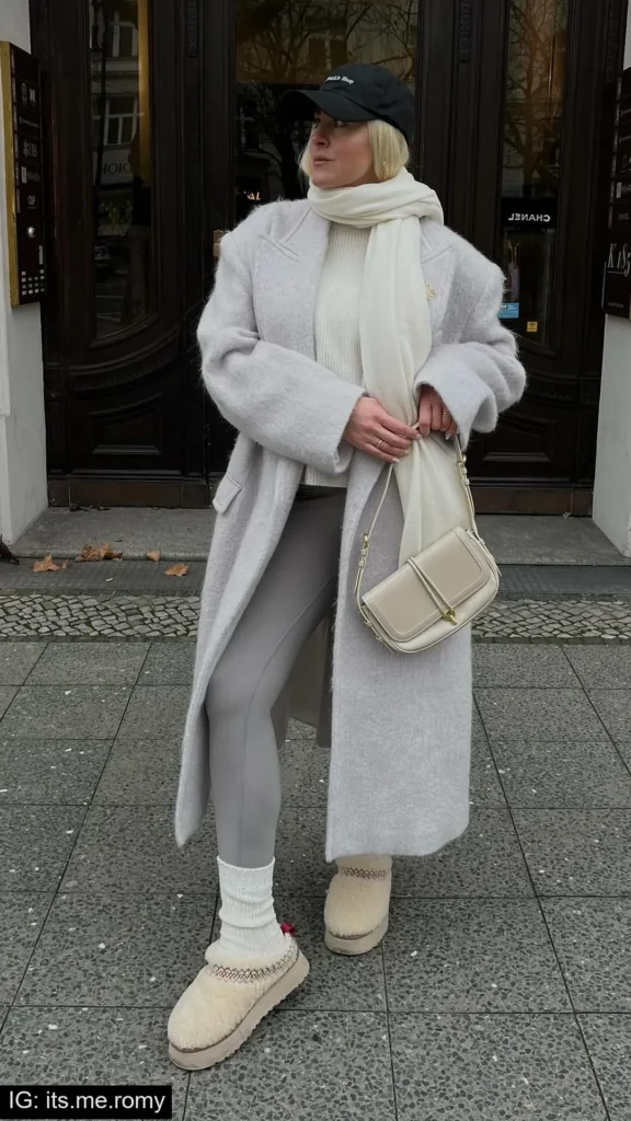 Get the Look: Classy 15+ Grey Leggings Outfit Combos