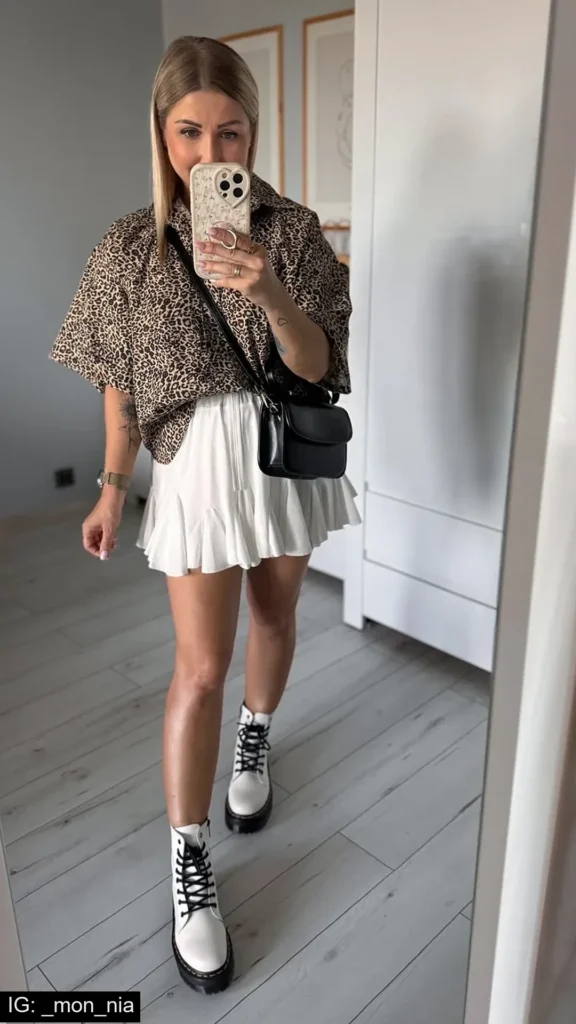 15+ Gorgeous White Boots Outfit Ideas to Copy