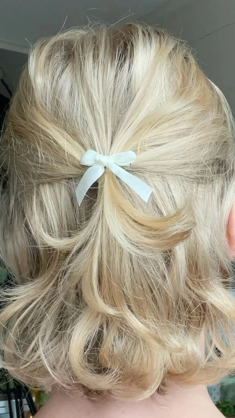 claw clip hairstyles short hair 1